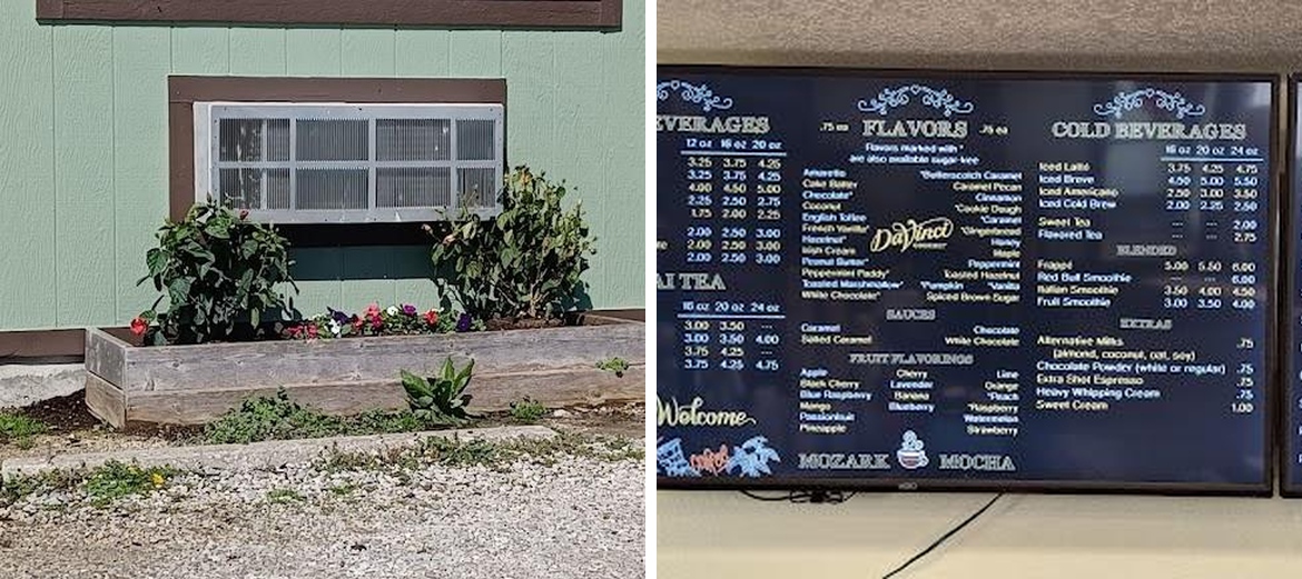 Mozark Mocha Menu